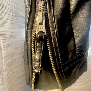 A&F Vegan Leather Jacket